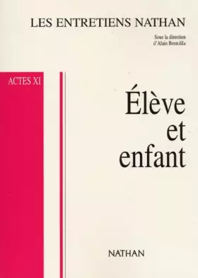 Couverture du produit · L'élève et l'enfant