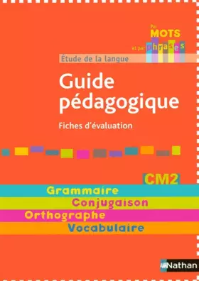 Couverture du produit · Par mots et par phrases CM2