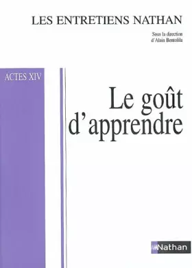Couverture du produit · Entretien Nathan, actes XIV