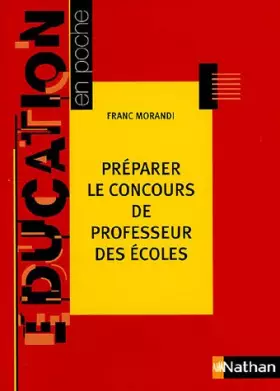 Couverture du produit · Préparer le concours de professeur des écoles