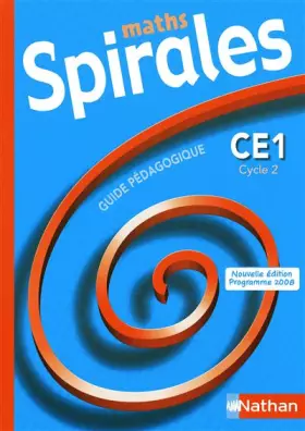 Couverture du produit · Spirales CE1