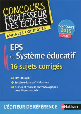 Couverture du produit · EPS et Système éducatif / Admission 2015