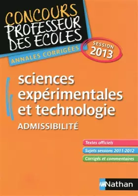 Couverture du produit · SCIENCES EXPER & TECHNO 13 ADM
