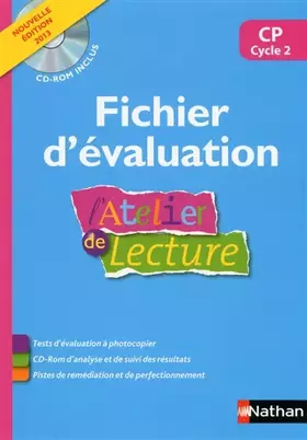 Couverture du produit · L'Atelier de lecture CP: Fichier d'évaluation