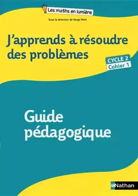 Couverture du produit · J'apprends à résoudre des problèmes Cycle 2