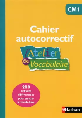 Couverture du produit · L'Atelier de Vocabulaire CM1