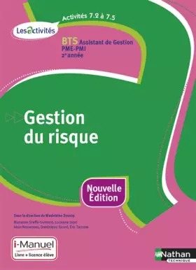 Couverture du produit · Activités 7.2 à 7.5 - Gestion du risque - BTS AG PME-PMI