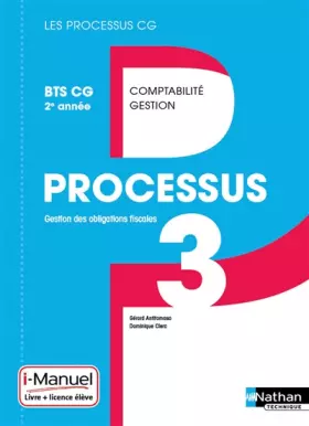 Couverture du produit · Processus 3 BTS CG 2e année