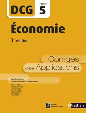 Couverture du produit · Économie - DCG 5 - Corrigés