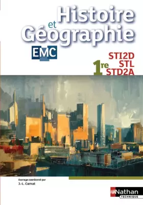 Couverture du produit · Histoire-Géographie - EMC 1res STI2D-STL-STD2A