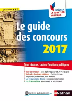 Couverture du produit · Le guide des concours 2017