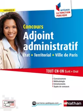 Couverture du produit · Concours Adjoint administratif