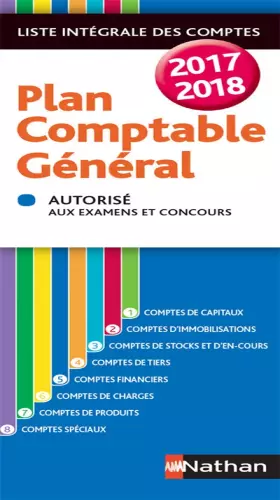 Couverture du produit · Plan comptable général 2017/2018
