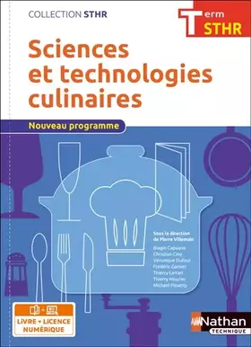 Couverture du produit · Sciences et technologies culinaires Tle