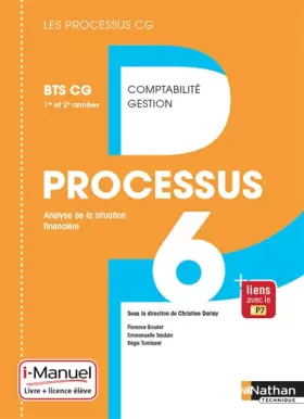 Couverture du produit · Processus 6 - BTS CG 1re et 2e années