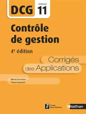 Couverture du produit · Contrôle de gestion - DCG 11- Corrigés