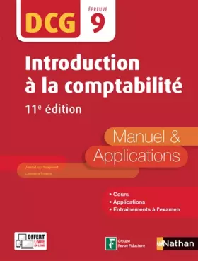 Couverture du produit · Introduction à la comptabilité - DCG 9 - Manuel et applications