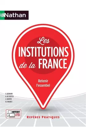 Couverture du produit · Les institutions de la France