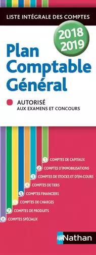 Couverture du produit · Plan comptable général - 2018/2019