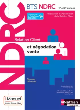 Couverture du produit · Relation Client et Négociation-Vente - BTS NDRC 1re et 2e année