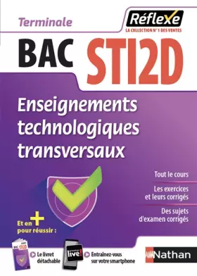 Couverture du produit · Enseignements technologiques transversaux Tle BAC STI2D