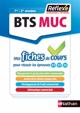 Couverture du produit · BTS MUC - Mes fiches de cours
