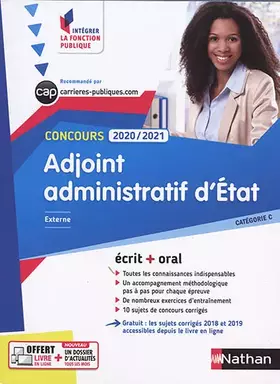 Couverture du produit · Concours d'adjoint administratif d'Etat - Catégorie C