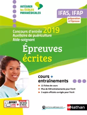 Couverture du produit · Concours d'entrée AS/AP - Ecrit - (CONCOURS PARA-MEDICAUX)