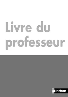 Couverture du produit · Français - 2ème (L'esprit et la lettre) - Professeur - 2019