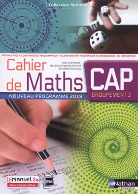 Couverture du produit · Cahier de Maths - CAP Groupement 2