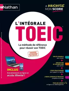 Couverture du produit · L'Intégrale TOEIC® - La méthode de référence pour réussir le test TOEIC- 2021