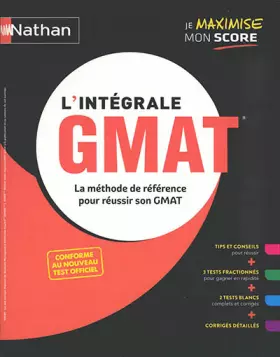 Couverture du produit · L'intégrale GMAT - La méthode de référence pour réussir le GMAT