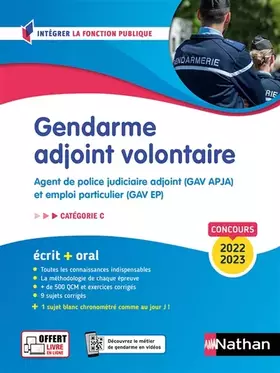 Couverture du produit · Gendarme adjoint volontaire