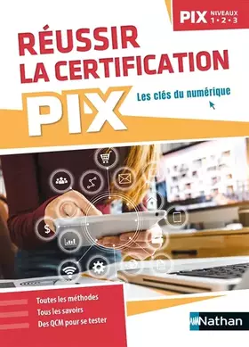 Couverture du produit · Réussir la certification PIX (niveaux 1-2-3)