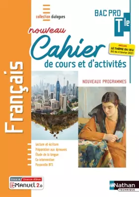 Couverture du produit · Français - Tle Bac Pro - Cahier de cours et d'activités