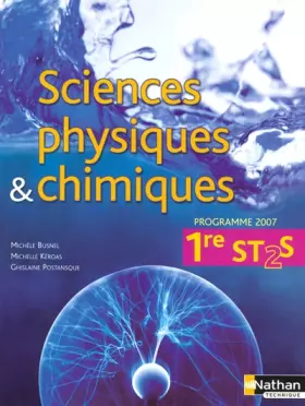Couverture du produit · Sciences physiques et chimiques 1e ST 2S