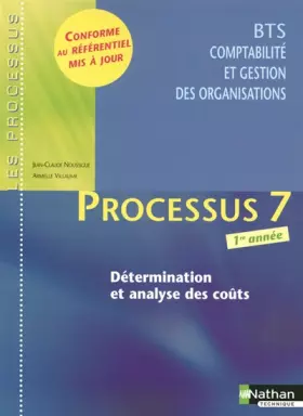 Couverture du produit · Processus 7 - Détermination et analyse des coûts - BTS CGO 1re année