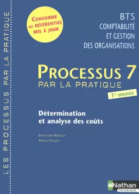 Couverture du produit · Processus 7 - Détermination et analyse des coûts - BTS CGO 1re année
