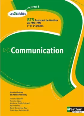 Couverture du produit · ACTIVITE 8 COMMUNICATION BTS