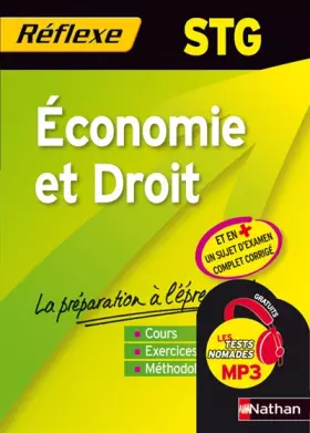 Couverture du produit · ECONOMIE ET DROIT REFLEXE STG
