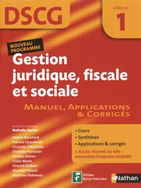 Couverture du produit · GEST JURID FISC SOC EPR 1 DSCG