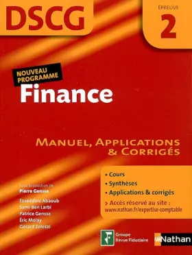 Couverture du produit · FINANCE EPREUVE 2 DSCG ELEVE