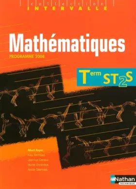 Couverture du produit · Mathématiques Tle ST2S