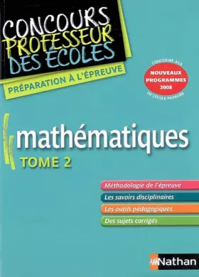 Couverture du produit · Mathématiques, tome 2
