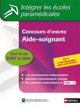 Couverture du produit · Concours d'entrée Aide-soignant