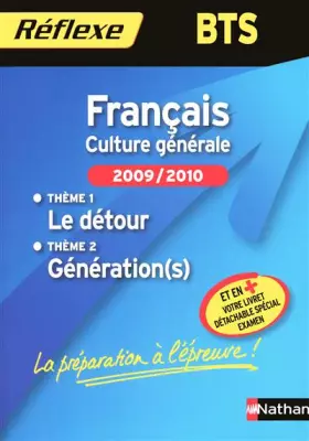Couverture du produit · FRANCAIS BTS THEMES 2009/2010