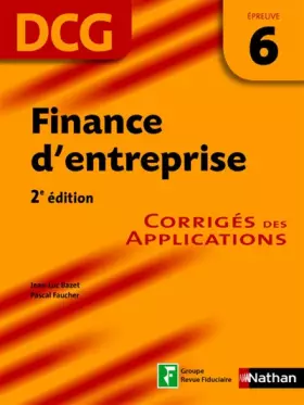 Couverture du produit · Finance d'entreprise