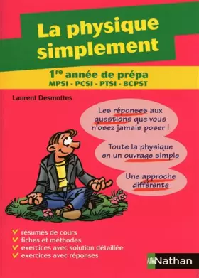 Couverture du produit · La physique simplement - 1re année MPSI, PCSI, PTSI, BCPST