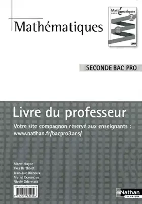 Couverture du produit · Mathématiques - 2e Bac Pro