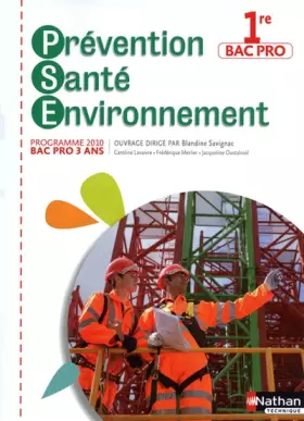 Couverture du produit · Prévention Santé Environnement 1re Bac Pro